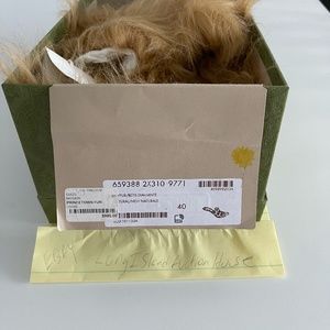 Gucci natural Princetown fur
